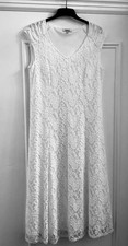 White Lace Midi Summer Dress