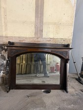 Antique style overmantel - antique,