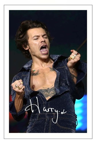 Harry styles signed - styles, autograph