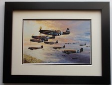 AIRCRAFT PRINT FRAMED - D_DAY-THE AIRBORNE ASSAULT BY ROBERT TAYLOR