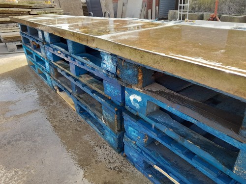 Reclaimed stone coping - reclaimed,