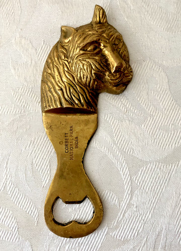 Vintage indian brass tiger - vintage,