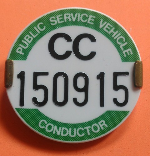 Psv bus conductor badge - conductor, pcv