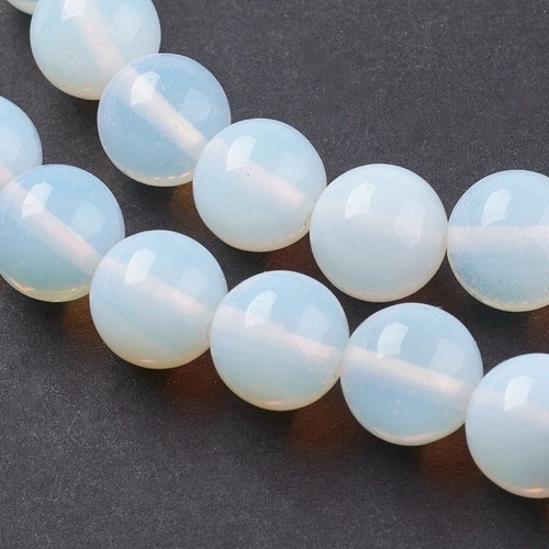 Opalite beads plain round - opalite,