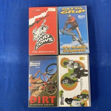4 x Mountain Bike VHS Cassette Tapes