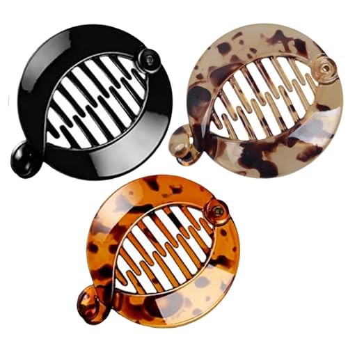 3pcs resin banana hair clips - 3pcs,