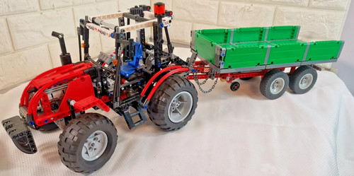 Lego 8063 technic tractor - technic, with