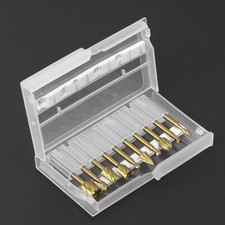 10Pcs HSS Rotary Router Bits -