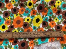 Vintage printed towelling