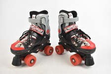 SENHAI Adjustable Quad Skates Red Black, Small, UK 1-3½ , Max Power, Smyths Toys