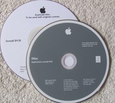 Apple Mac Install Discs, iMac