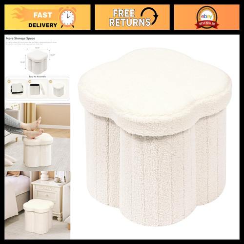 Storage ottoman cube floral - storage,
