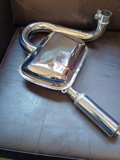 Chrome Vespa Exhaust PX 125 150 177 Lml 2T PX125 PX150