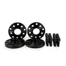 2x15mm, 2x 20mm Black Wheel Spacers, Radius Bolts Audi VW TT 5x100/112 57.1