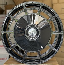 24" INCH ROLLS ROYCE BLACK RIMS CULLINAN GHOST PHANTOM FORGED WHEELS SET OF 4