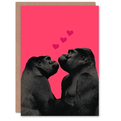 Gorillas neon pink photo - gorillas,