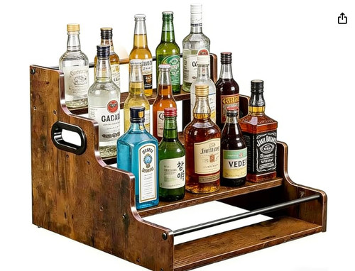 Liqour bottle display stand