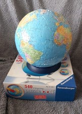 Ravensburger 540 3D  globe earth map jigsaw puzzleball 
