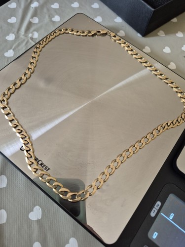 9ct gold curb - curb, chain
