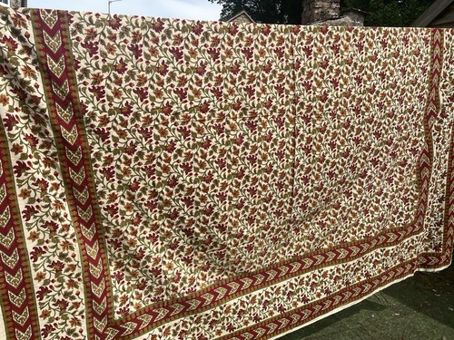 Indian hand block printed - block, bed