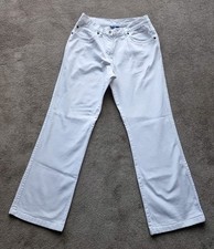 Women's Union Blues White Jeans Size 12 Inside Leg Approx 29.5 Inches