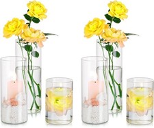 Hewory glass cylinder - glass, vases