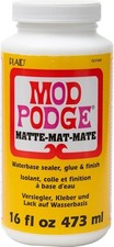 plaid mod podge matte water based glue, sealer and finish 473ml DAMAGED LABEL
