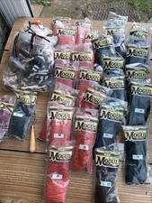 Vintage Latch Hook Rug Wool 26 Packets Plus & Tool Unopened & Sealed Mogul (A3