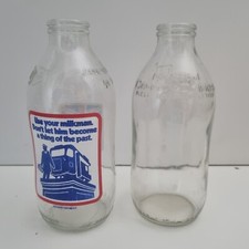 2x Vintage Advertising Milk