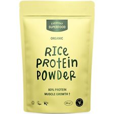 Organic Rice Protein Powder | Heavy Metal Lab-Tested | Over 80% Vegan Protein