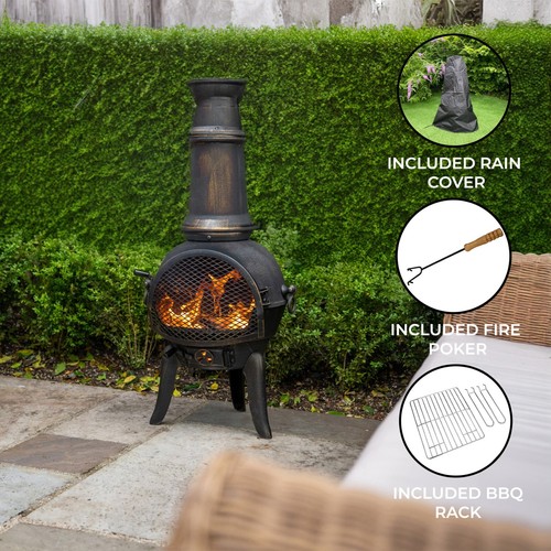Chimenea outdoor patio - outdoor,