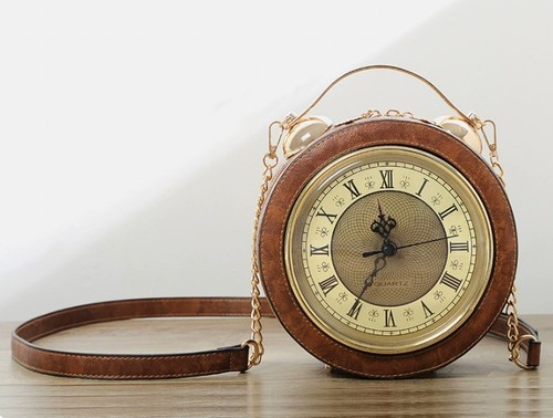 Real clock bag steam punk - real,