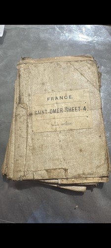 Ww1 trench map - map, (original