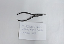 Vintage M.Klein & Sons . Chicago U.S.A. Long Nose Pliers .