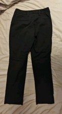 Ladies Dimension Straight Trousers - Black - Size 8R 63% Polyester 34% Viscose