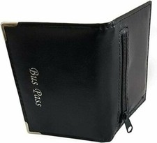 Faux Leather Bus Rail Pass