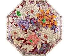 Korean Mother of Pearl Inlaid Decorative Octagonal Jewellery Box Lacquerware Set