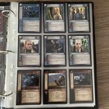 Lord of the Rings LOTR TCG card big bundle VGC trading cards 101 Cards Binder