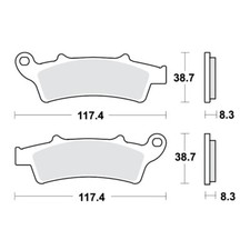 BRAKE PADS SINTER TRW