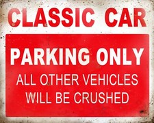 Classic car parking vintage - parking,