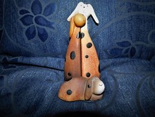 UNUSUAL ART POTTERY SPOTTY DOG
