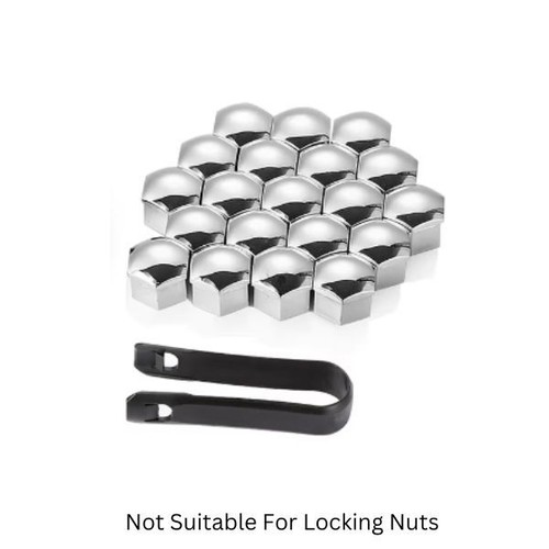 Chrome wheel nut - wheel, bolt
