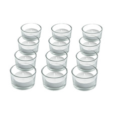SET OF 12 CIRCLE TEA LIGHT