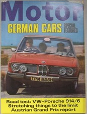 Motor magazine 22 August 1970