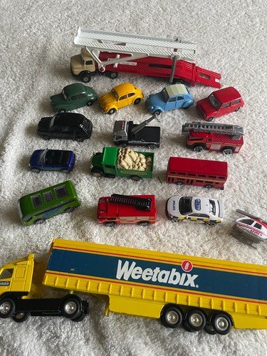 Collection toy cars - cars, lorries