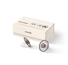 The Emulait  Dummie Pacifier 2-Pack, Chesnut