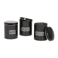 3pc Round Tea Coffee Sugar