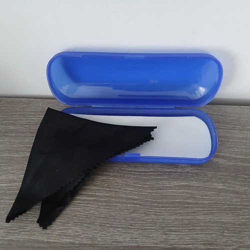 Child blue glasses case - child's, ~