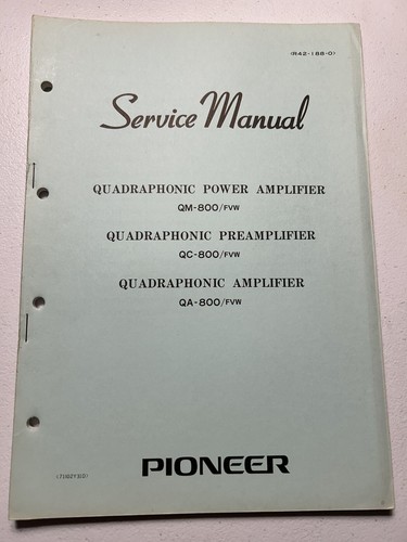 Pioneer 800 - qc-800, fvw