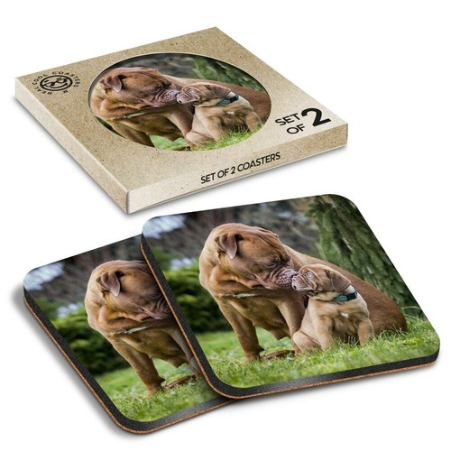 Boxed square coasters - square,